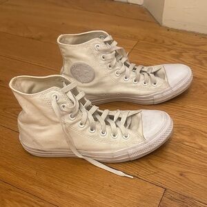 Converse Off-White Canvas High-Tops